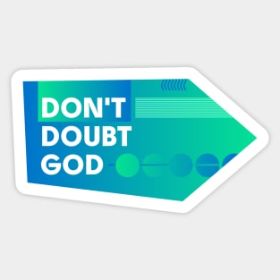 Christian phrase Sticker